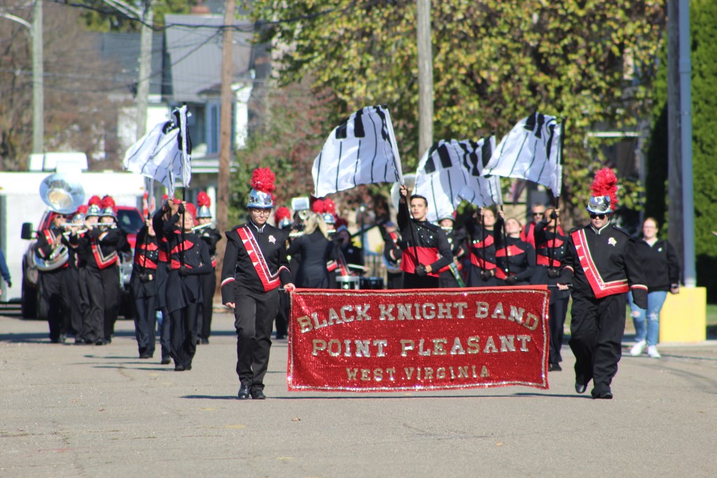 The Black Knight Marching Band members.