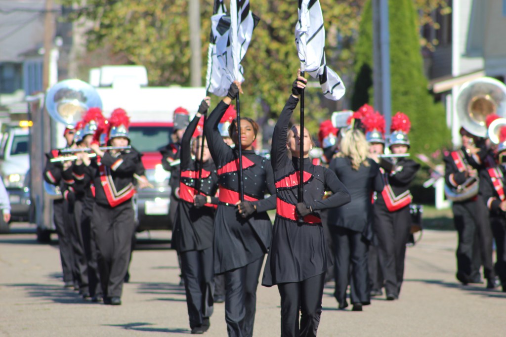 The Black Knight Marching Band members.