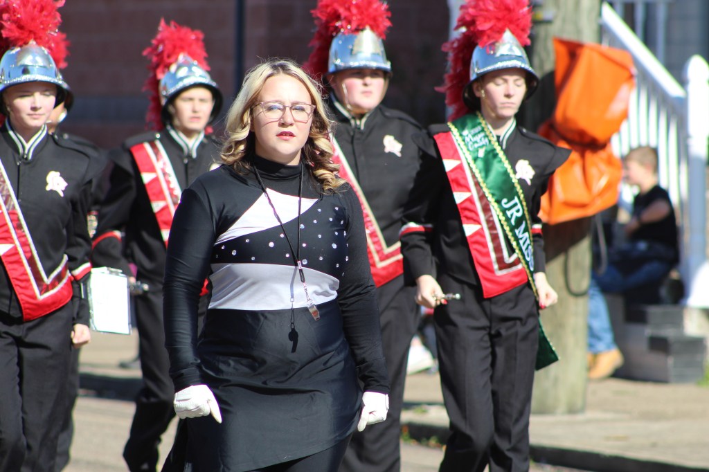 The Black Knight Marching Band members.